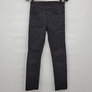 Levi's Women Black 9" High Rise Cotton Blend Skinny Ankle Jeans Size 26